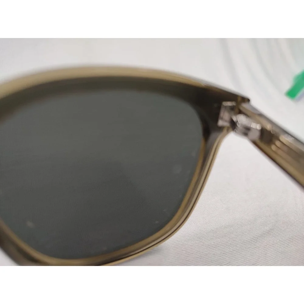 Gentle Monster LIBE KC1 Sunglasses Translucent Khaki Grey Square Flatba Frame‎